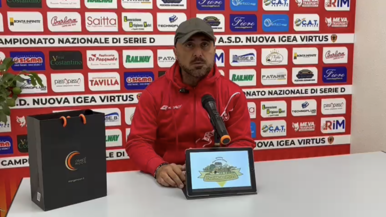 interviste post partita Igea Virtus Akragas