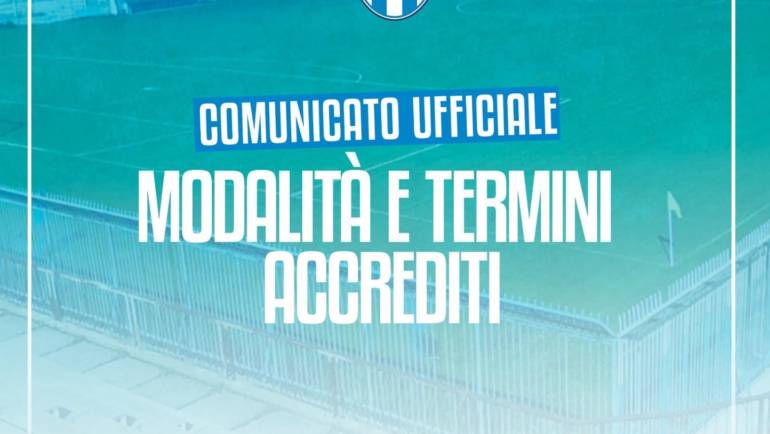 Modalità accrediti