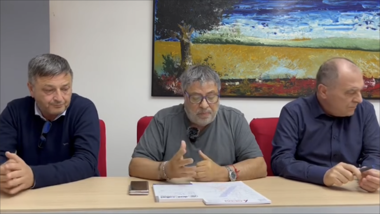 Video comunicato stampa del Dirigente Giuseppe Deni e del Vice presidente Carmelo Callari…
