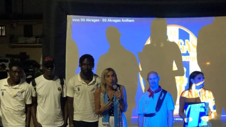 L’Akragas si presenta alla città; festa presso Piazza Ravanusella [gallery + video]