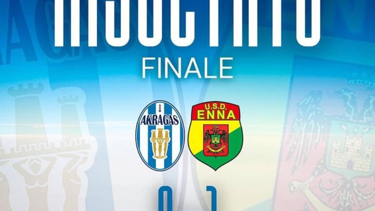 L’Akragas perde contro l’Enna 1-0